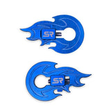 SR Flame Tensioners - Pair Blue Bicycle Small Parts sku-50951482671386
