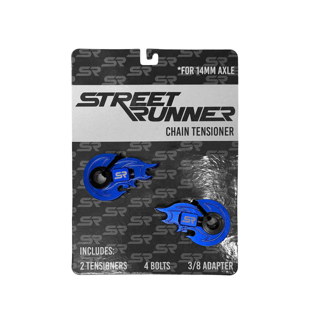 SR Flame Tensioners - Pair Blue Bicycle Small Parts sku-50951482671386