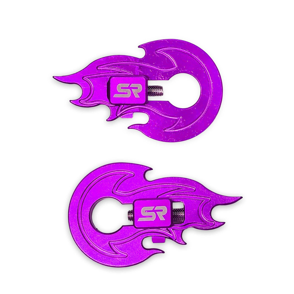 SR Flame Tensioners - Pair Purple Bicycle Small Parts sku-50951484145946