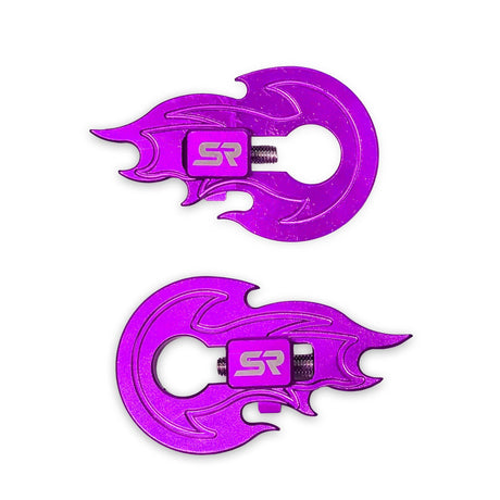 SR Flame Tensioners - Pair Purple Bicycle Small Parts sku-50951484145946