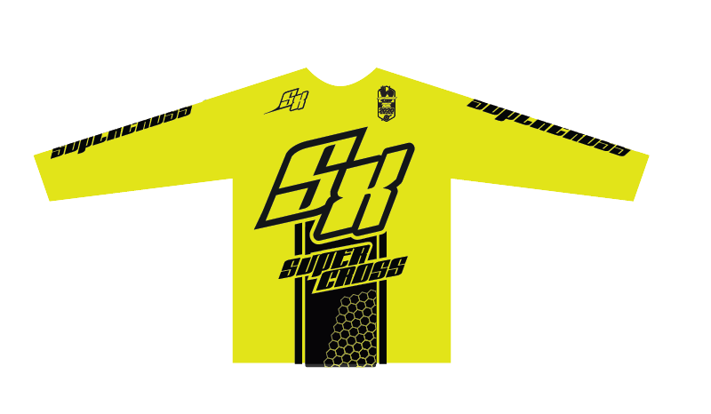 Supercross BMX | Long Sleeve Practice Jersey Style T-Shirt T-Shirt SX-PJ-YSV