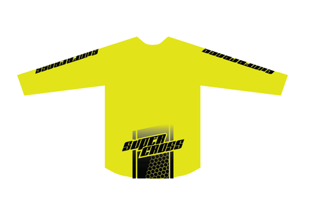 Supercross BMX | Long Sleeve Practice Jersey Style T-Shirt T-Shirt SX-PJ-YSV