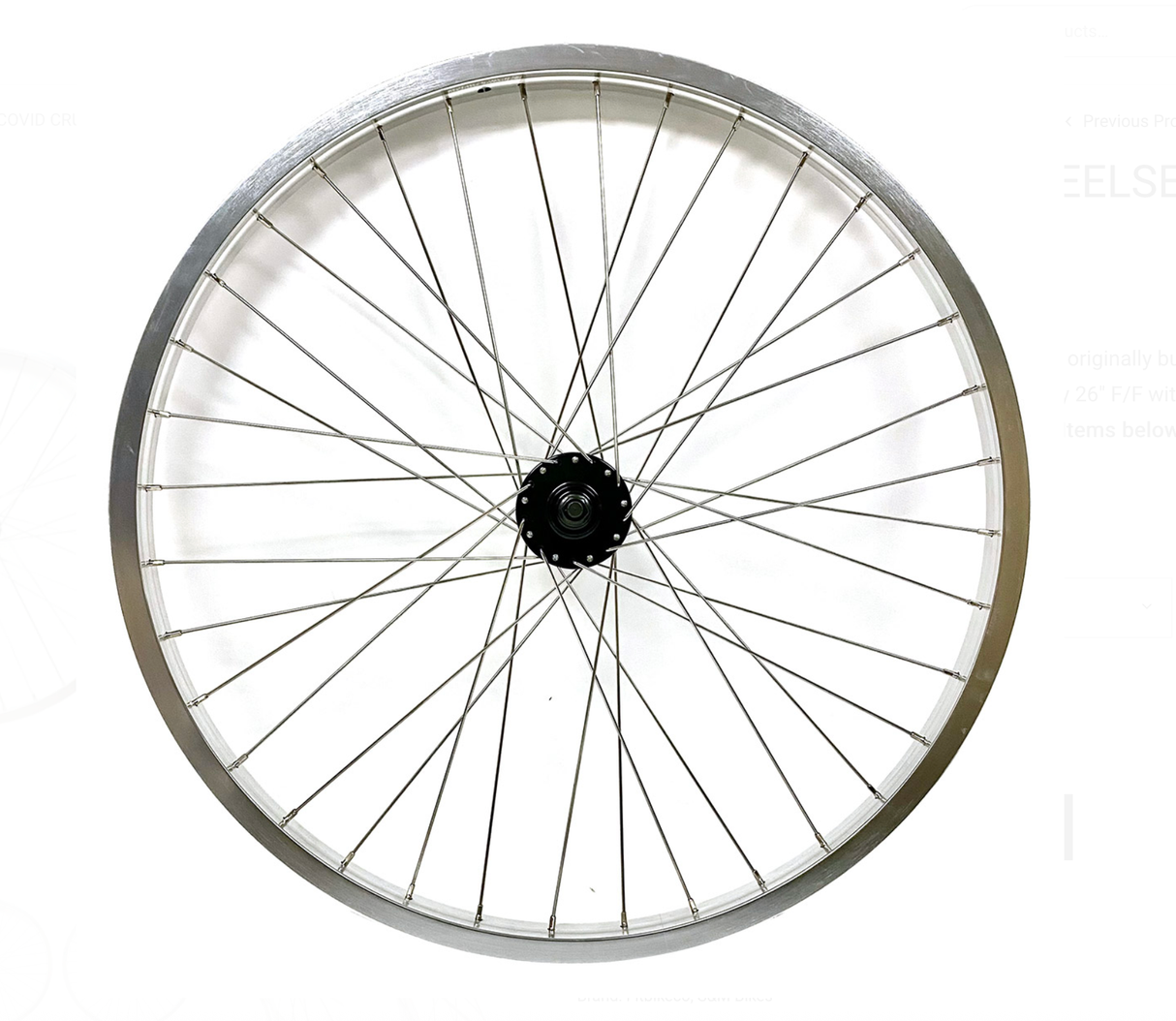 26" Alloy Wheelset - Perfect for the Barbarian , MX26 or the Diesel Wheelset C26-FIT-BLK