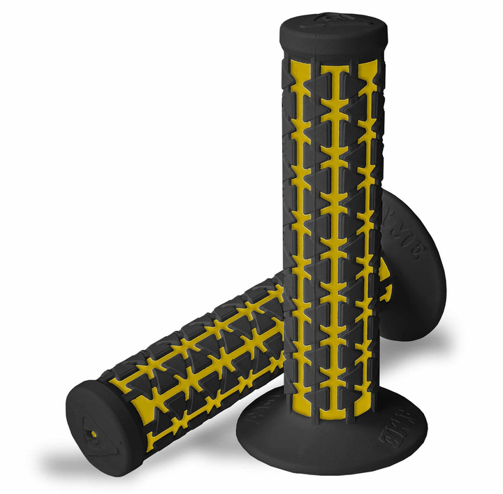 A’ME Dual BMX Grips – Dual Compound |Classic Flange Bicycle Grip AME-DUA-BKY
