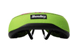 SUNDAY FLAMES CRUSIER RAILED SEAT SADDLE SBS-862C-PURGRN