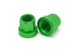 THEORY ALUMINUM AXLE NUTS - 3/8 - 26