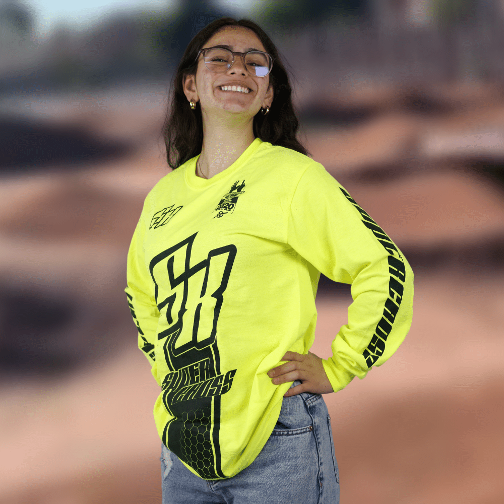 Supercross BMX | Long Sleeve Practice Jersey Style T-Shirt T-Shirt SX-PJ-YSV