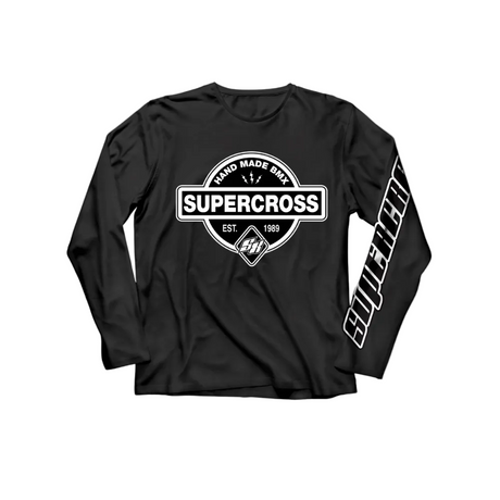 Supercross BMX | Long Sleeve Hand Made T-Shirt Apparel SXT-LS-YSK
