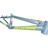 Supercross BMX | ENVY RS7 (Micro-Expert XXL 20") Triple Butted Aluminum BMX Race Frame Frames RS7-MIC-BLK