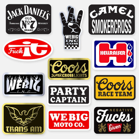 WEBIG STICKERS 12-PACK VERSION TWO Vehicle Decals WWE11913S