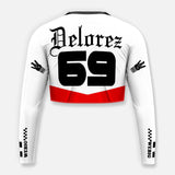 OLDE ENGLISH WOMENS CROP JERSEY NAME & NUMBER PRINTING MOTO JERSEY WOL12419S