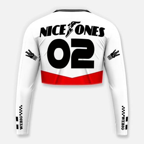 NICE ONES WOMENS CROP JERSEY NAME & NUMBER PRINTING MOTO JERSEY WNI12421S