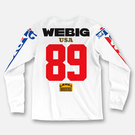 ZERO FUCKS SIGNATURE SERIES USA EDITION LONG SLEEVE TEE WZE11987S