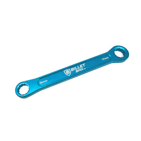 BILLET BMX DEEZ NUTS BILLET ALUMINUM BIKE AXLE NUT WRENCH 15mm & 17mm BIL-WRENCH-15MM-17MM-RED