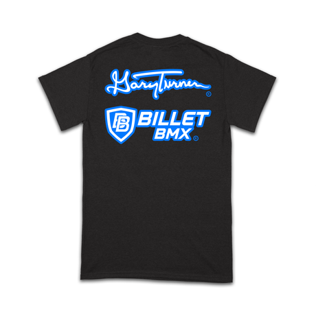 GARY TURNER X BILLET BMX LOGO T-SHIRT BLACK BIL-TSHIRT-GARYTURNER-BLK-S