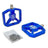 BILLET BMX SHIELD PLATFORM PEDAL SET 9/16 PEDALS BIL-PED-PLAT-SHIELD-RED