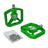 BILLET BMX SHIELD PLATFORM PEDAL SET 9/16 PEDALS BIL-PED-PLAT-SHIELD-RED