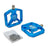 BILLET BMX SHIELD PLATFORM PEDAL SET 9/16 PEDALS BIL-PED-PLAT-SHIELD-RED