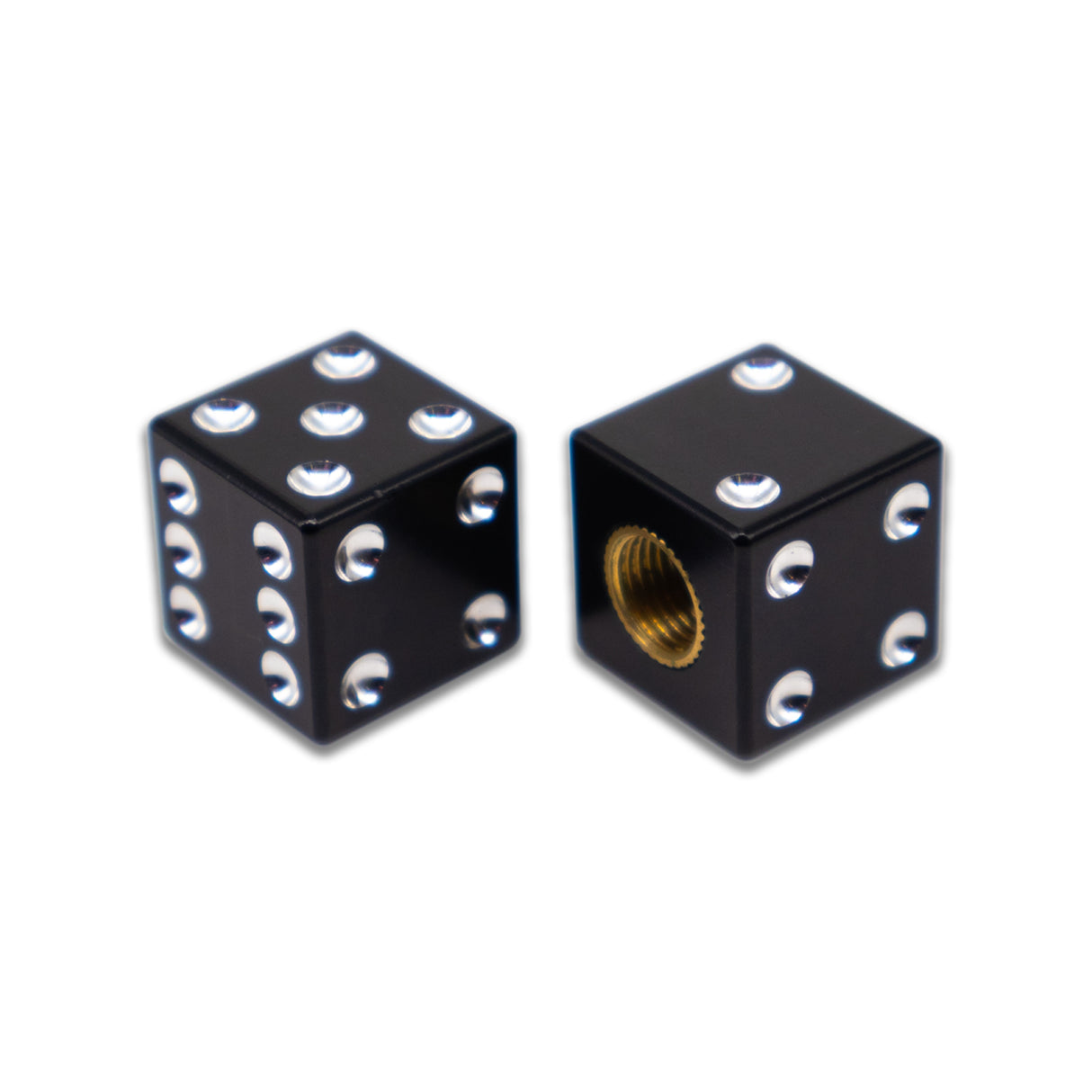 BILLET BMX Full Size Dice Valve Stem Caps (2 Pack)