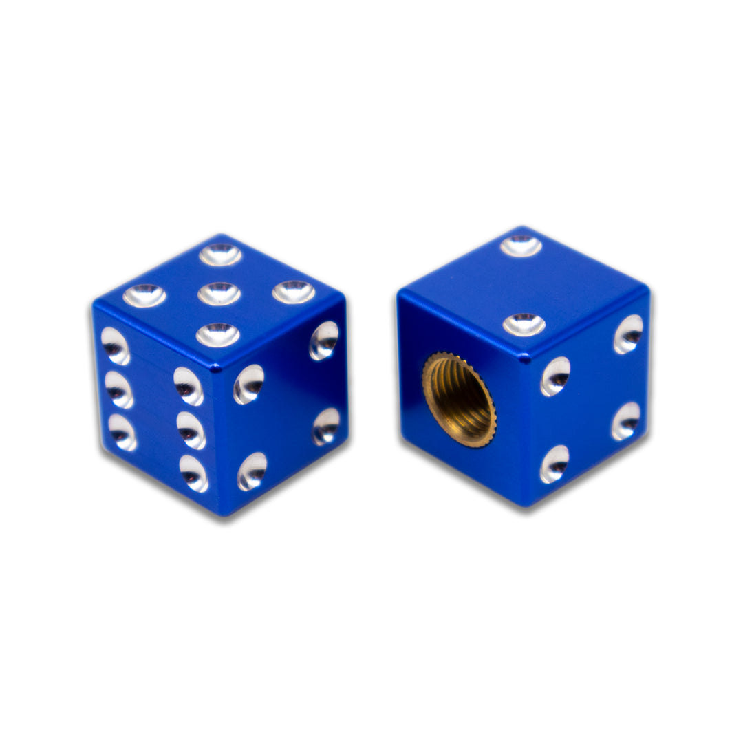 BILLET BMX Full Size Dice Valve Stem Caps (2 Pack)