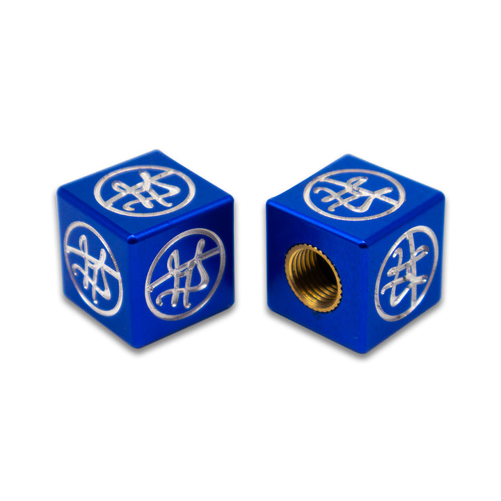 GARY TURNER GT X BILLET BMX Full Size Dice Valve Stem Caps (2 Pack)