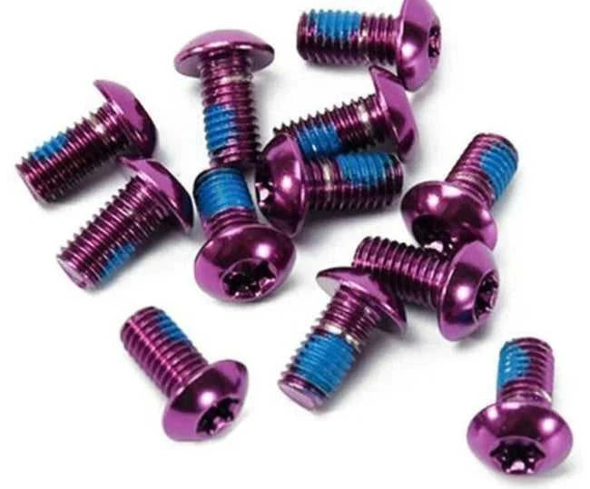 MILES WIDE BRAKE ROTOR BOLTS - 12 PACK BRAKE ROTOR BOLTS BRAMW1000BLU