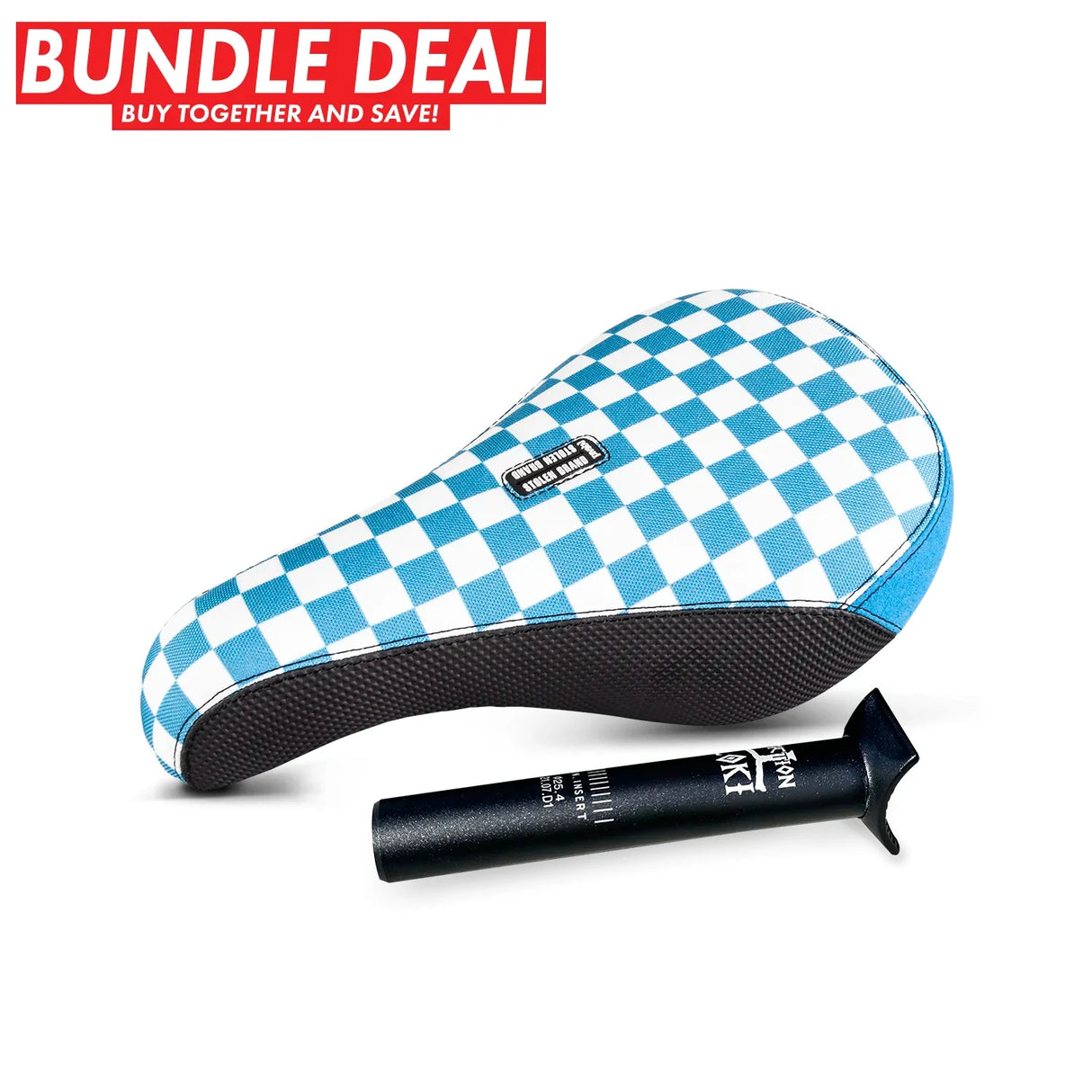 BUNDLE: FASTTIMES BLUE PIVOTAL SEAT & 150 or 300MM POST Bicycle Groupsets S714-757