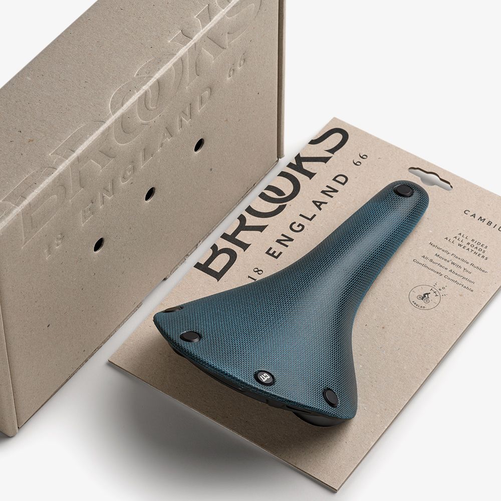 BROOKS C17 SADDLE RAILED BICYCLE SEAT