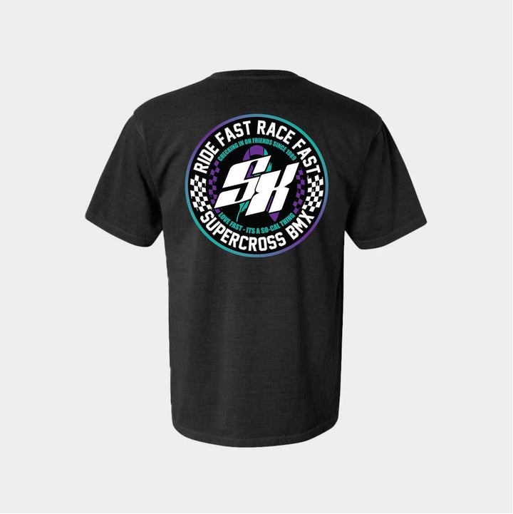 Supercross BMX | Checking on a Friend T-Shirt Apparel SXT-CAF-YLG