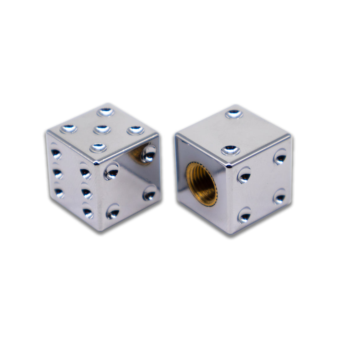 BILLET BMX Full Size Dice Valve Stem Caps (2 Pack)