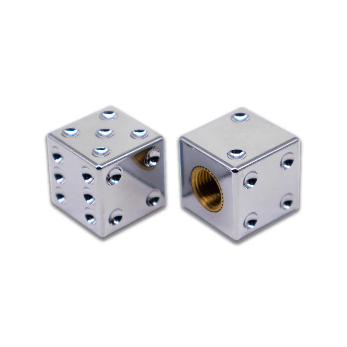 BILLET BMX Full Size Dice Valve Stem Caps (2 Pack)