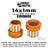 BILLET BMX Deez Nuts 12 Point Bike Axle Nuts 14x1mm (2-Pack) Bicycle Axle Nut BIL-DZNUT-14X1-12-RED