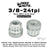 BILLET BMX Deez Nuts 12 Point Bike Axle Nuts 3/8"-24 tpi (2-Pack) Bicycle Axle Nut BIL-DZNUT-38X24-12-BLK