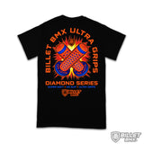 BILLET BMX ULTRA GRIPS DIAMOND SERIES T-SHIRT BLACK