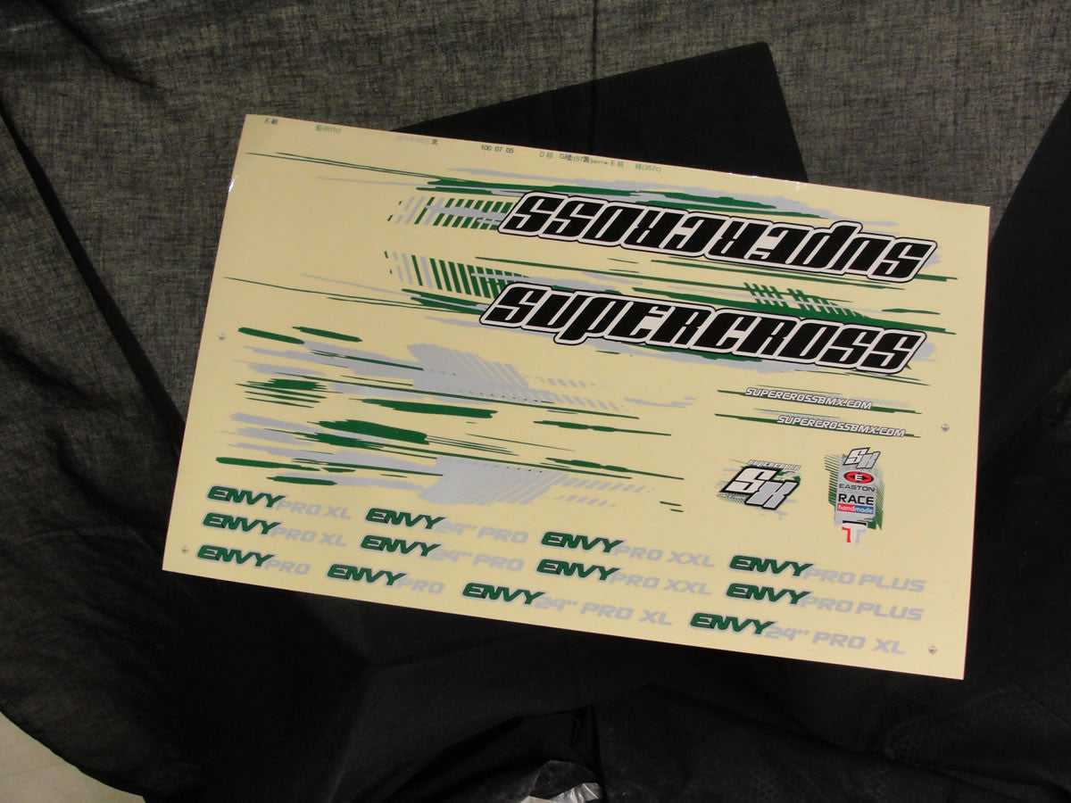 Supercross BMX | 2012 ENVY Decal Kit Stickers DS-FRM-EPG