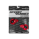 SR Flame Tensioners - Pair Red Bicycle Small Parts sku-50951486308634
