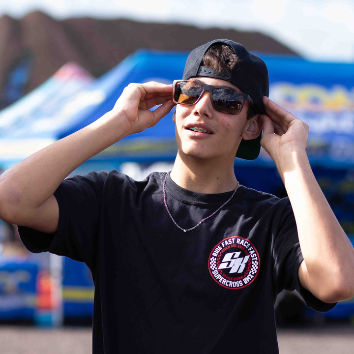 Supercross BMX | Speed Checks T-Shirt Apparel SXT-SCT-YLG