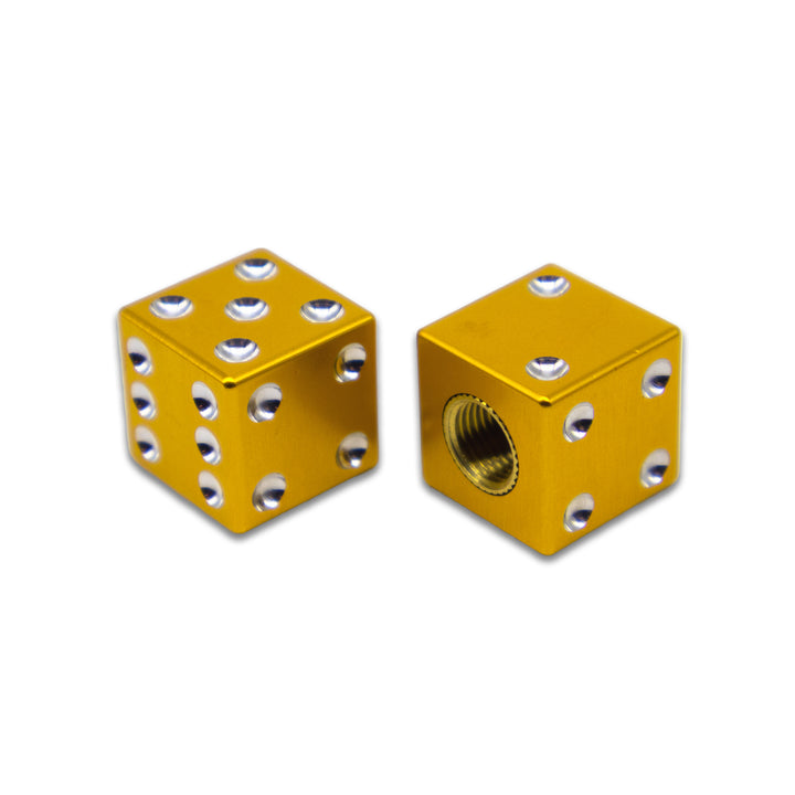BILLET BMX Full Size Dice Valve Stem Caps (2 Pack)