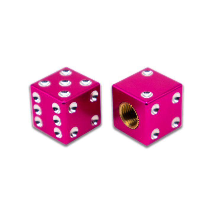 BILLET BMX Full Size Dice Valve Stem Caps (2 Pack)