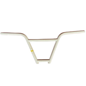 R4 BMX Four Piece 4130 Chromoly Handlebar 9.5" Rise, White BMX Handlebars 101