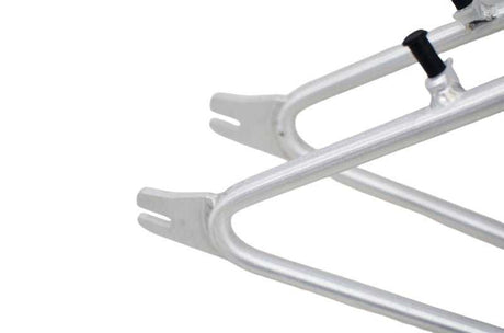 R4 Retro 6061 Aluminum 29" Pro BMX Frame & Chrome Fork, Raw W/ Clear Coat Decals Included BMX Frames sku-41549724254379