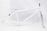 R4 Retro 6061 Aluminum 29" Pro BMX Frame & Chrome Fork, Raw W/ Clear Coat Decals Included BMX Frames sku-41549724254379