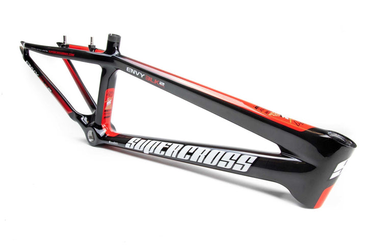 Supercross BMX | ENVY BLK 2 - Carbon Fiber BMX Race Frame Frames EB2-JNR-GCS