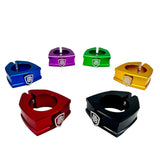 BILLET BMX™ SHIELD SEAT POST CLAMP 31.8mm SEAT POST CLAMP BIL-SCLAMP-SHIELD-318/30-RED