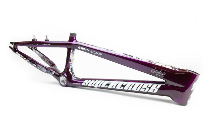 Supercross BMX | ENVY BLK 2 - Carbon Fiber BMX Race Frame Frames EB2-JNR-GCS