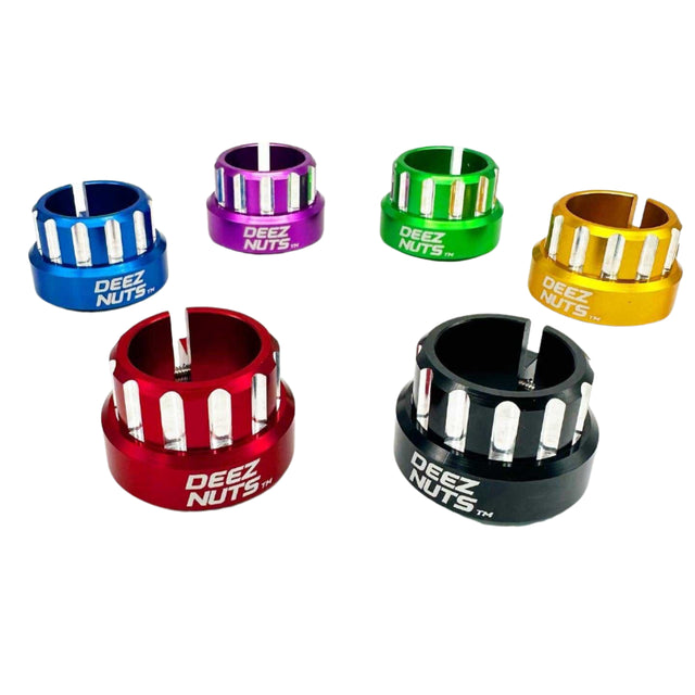 BILLET BMX™ DEEZ NUTS™ SEAT POST CLAMP 31.8mm SEAT POST CLAMP BIL-SCLAMP-DZNUTS-318/30-RED