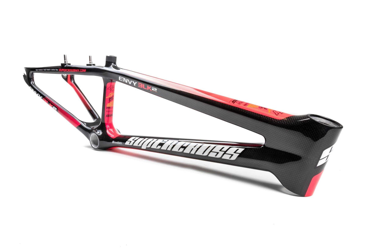 Supercross BMX | ENVY BLK 2 - Carbon Fiber BMX Race Frame Frames EB2-JNR-GCS