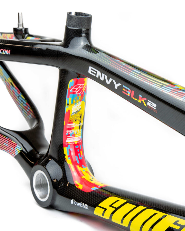 Supercross BMX | ENVY BLK 2 - Carbon Fiber BMX Race Frame Frames EB2-JNR-GCS