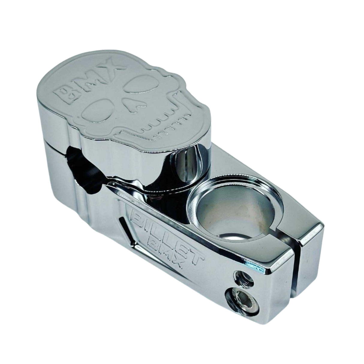 BILLET BMX SKULL TOP LOAD STEM 57MM COLLECTOR SERIES STEMS BIL-STEM-57-SKULL-RED