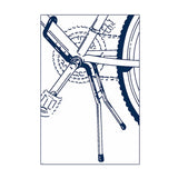 SUNLITE CHROME SHOW BIKE DISPLAY STAND